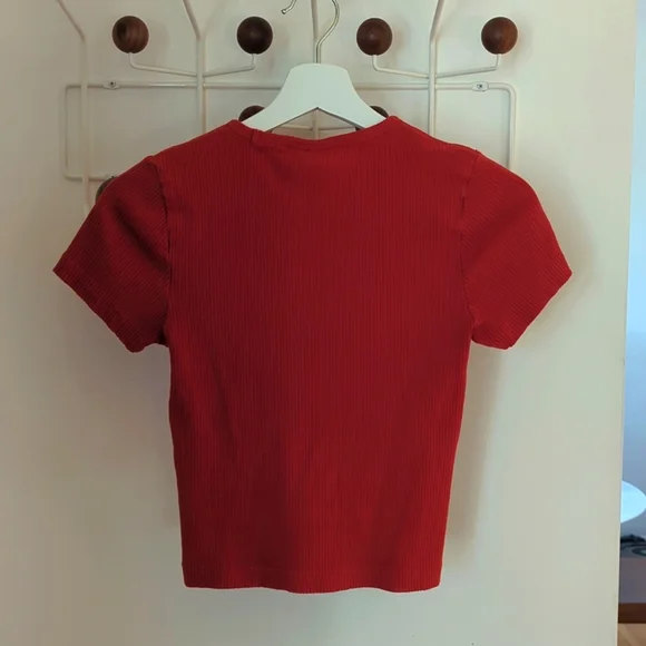 Frank & Oak Ribbed Short Sleeve T-shirt - Picture 3 of 5